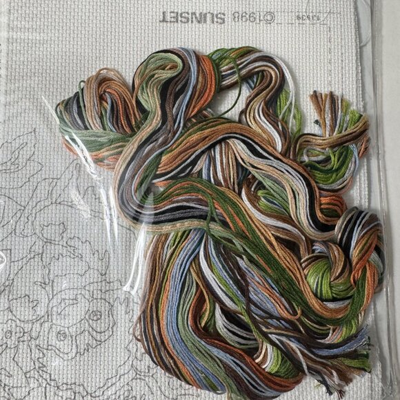 Sunset No Count Cross Stitch Kit Cuddly Critters Animals Koala Panda Bear Tiger - Picture 8 of 8